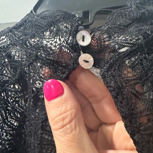 Free People Marsha Black and Pink Floral slip  Dress Medium - Picture 7 of 13